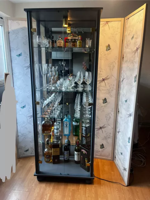 Tall Drinks Cocktail Cabinet/ Display Cabinet