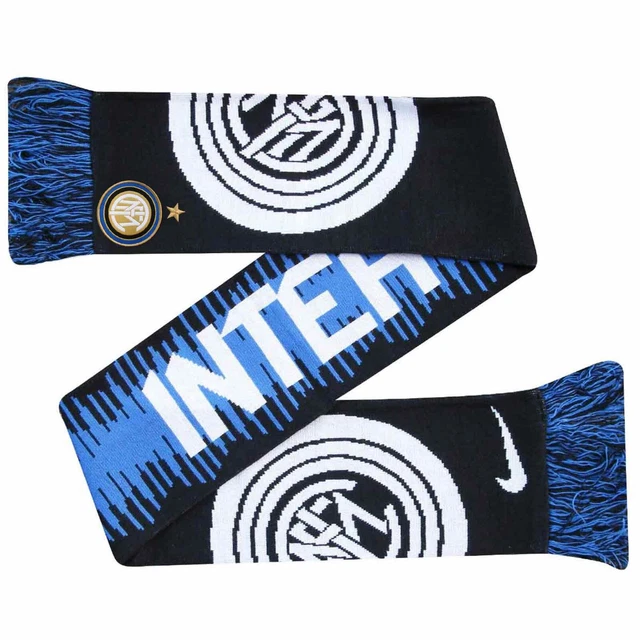 New Inter Milan Crest Football Fans Scarf, Forza Inter Milan Fans Scarf by Nike