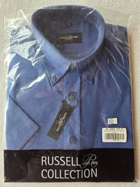 Chemise bleue à carreaux neuve taille 2 (38) marque Belloni (vt