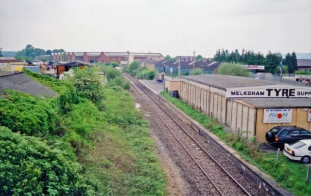 Photo  Wiltshire  Melksham Railway Station 2001