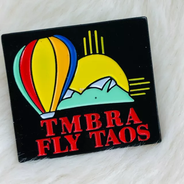 Fly Taos Mountain Hot Air Balloon Rally Association TMBRA Lapel Pin