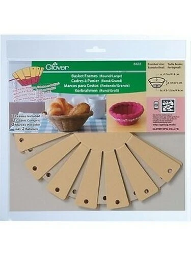 Clover 8423: Marcos /Basket Frames, Redondo/Grande, 2 Stück-packg. (4,45 / Pcs