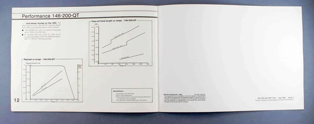 British Aerospace Bae 146 Quiet Trader Manufacturers Sales Brochure 6