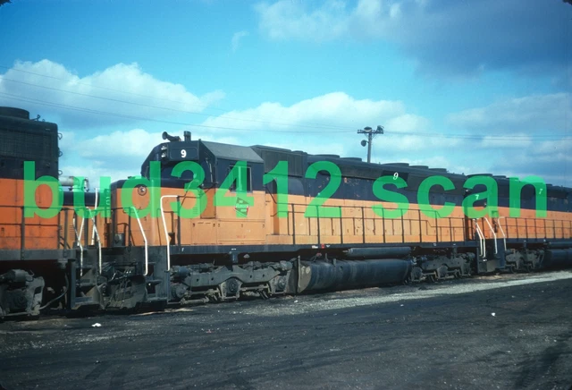 MILW Milwaukee Road SD45 #9 at ?? 1975 ORIGINAL Slide!