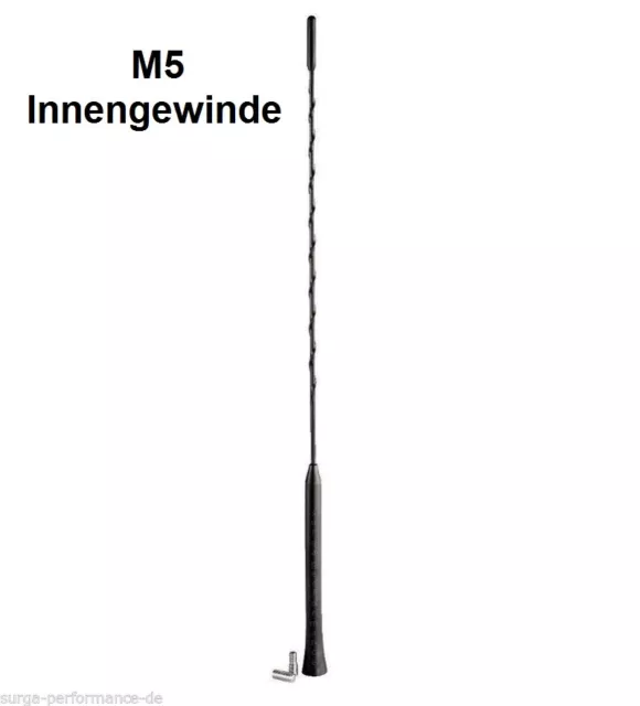 ANTENNE FOUET M5 M6 Antenne Fouet Antenne de Toit M5 Filetage Femelle pour  Audi EUR 25,08 - PicClick FR