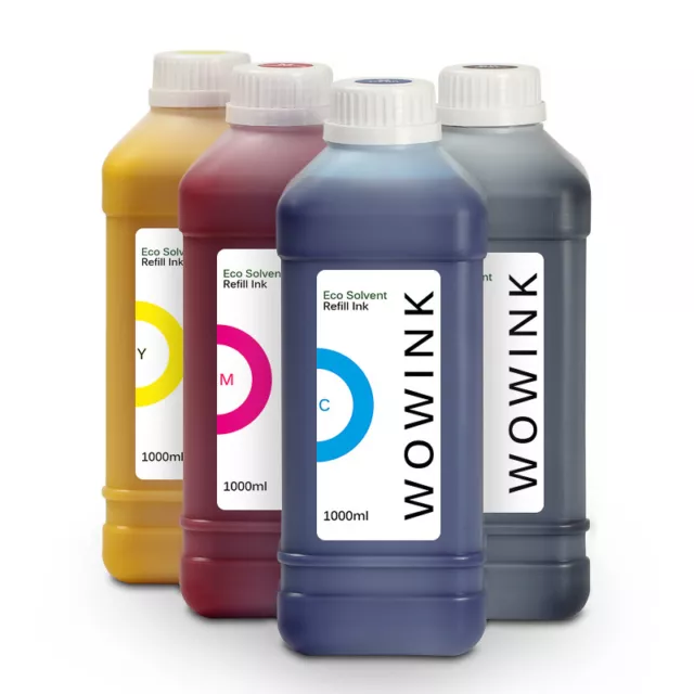 1 Liter Eco Solvent Tinte für Epson® Mimaki® Mutoh® Roland®