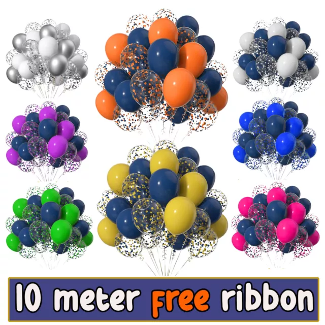 100 X Latex PLAIN BALOON BALLONS helium BALLOONS Quality Party Birthday Wedding