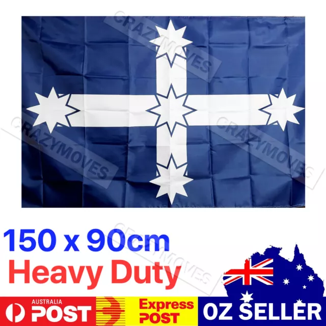 Large Eureka Stockade Flag Southern Cross Aussie HeavyDuty 90x150