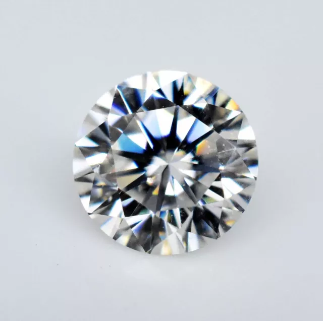 0,45 ct moissanite D COULEUR SI coupe ronde propre certifiée IGL