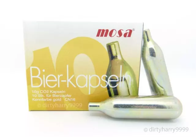 20 CO2 16g für BierMaxx Bierzapfanlage Bierkapseln NEU