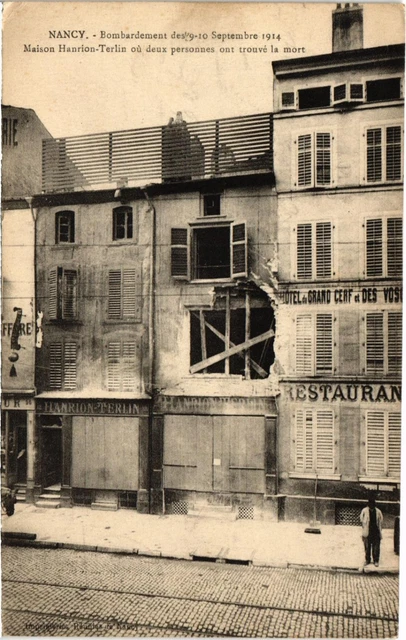 CPA NANCY Bombardment MURDER and MOSELLE (101929)