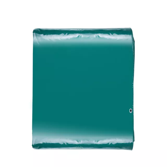 VEVOR Lona Impermeable de PVC 5 x 9 m Lona de PVC Resistente con Ojales, Verde