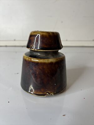 Insulator, porcelain, Dry spot insulator, brown color