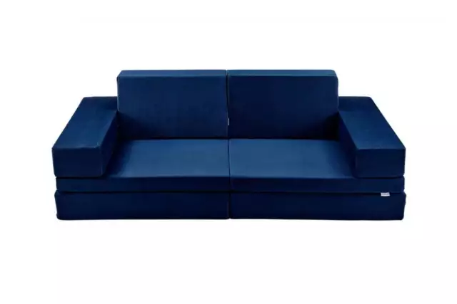 Ovela Indigo Kids Play Couch (Navy), Bean Bags and Sofas