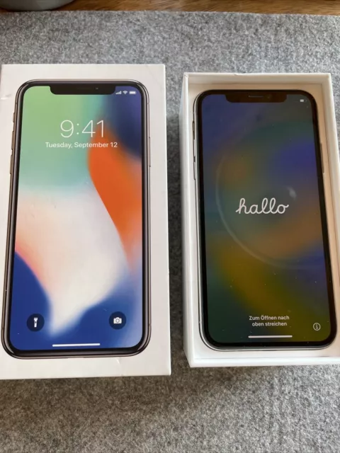 Apple iPhone X - 256GB - Space Grau (Ohne Simlock)