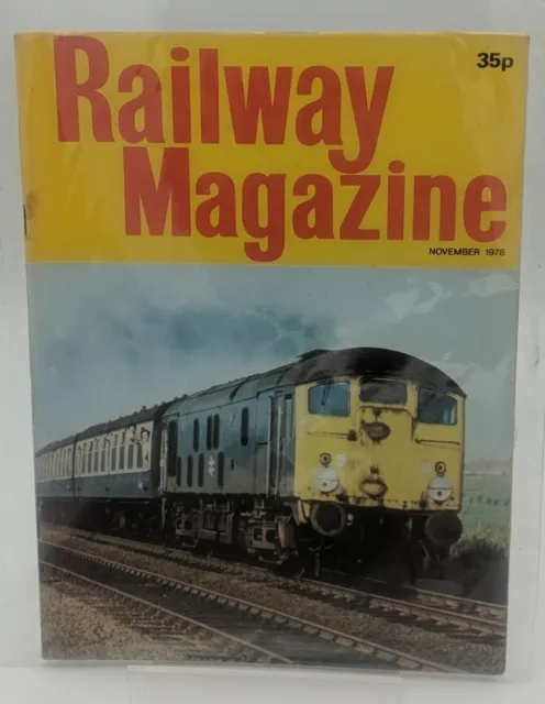 THE RAILWAY MAGAZINE November 1978 35p David & Charles News UK Exp Collectable ⭐