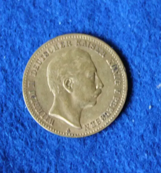 10 Mark Gold Kaiserreich - Wilhelm II König von Preussen - 1900 A - J 251