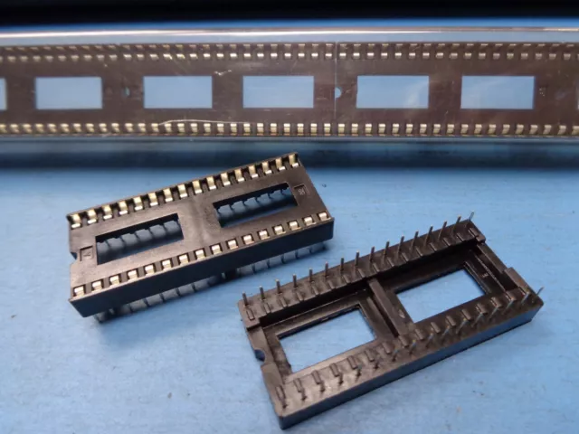 (13) AUGAT 332-AG19DCK 32 pin DIP 600mil tin lead Ladder Frame IC Chip Socket