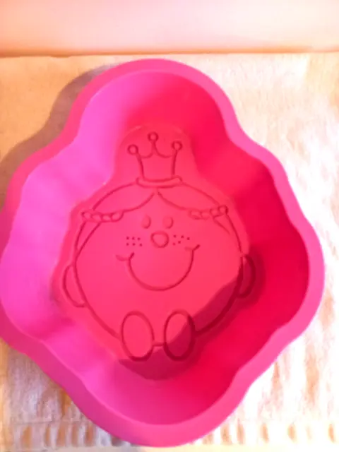 Mr Men & Little Miss Princess Pink Cake Mould Silicone Easter Birthday Bake Off