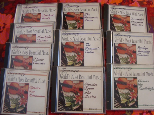 job lot 10x CDs, Treasury Of The World's Most Beautiful Music - MBM-2-7360-10