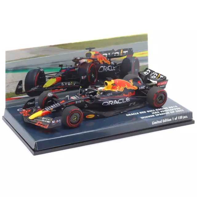 Max Verstappen Oracle Red Bull Racing Sieger Spanien GP 2022 1:43