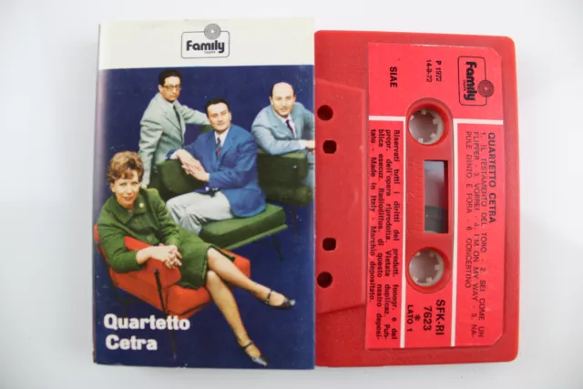 Quartetto Cetra Family SFK-RI 7623 1972 Album Musicassetta MC Tape Cassette