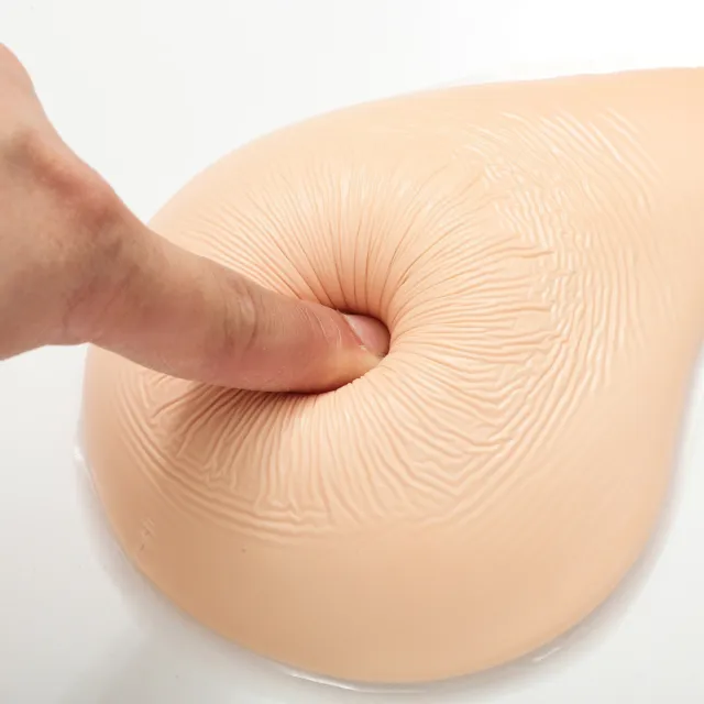 Silicone Breast Form Realistic Cotton Filled F Cup Fake Boobs Enhancer for  Transgender Artificial Crossdressers Prosthesis Mastectomy Faux