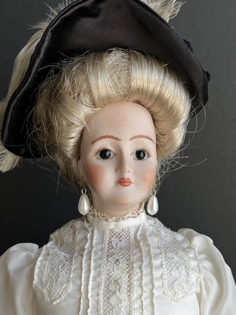 Porcelain Reproduction of Antique German Kestner Gibson Girl Doll