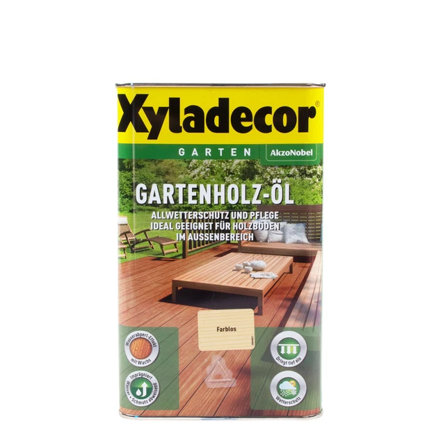 Xyladecor olio da giardino legno incolore 2,5 L, olio di legno