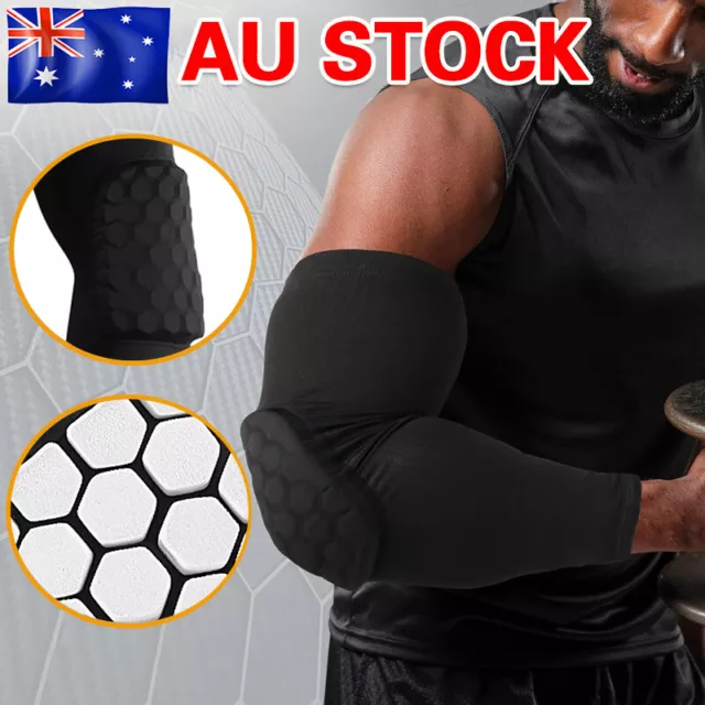 1Pc Elbow Sleeve Support Brace Pads Arm Guard Gym Protector Sports Compression !