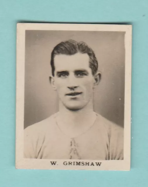 Football  -  D.c. Thomson  -  Wm.  Grimshaw  Of  Cardiff  City  -  1923