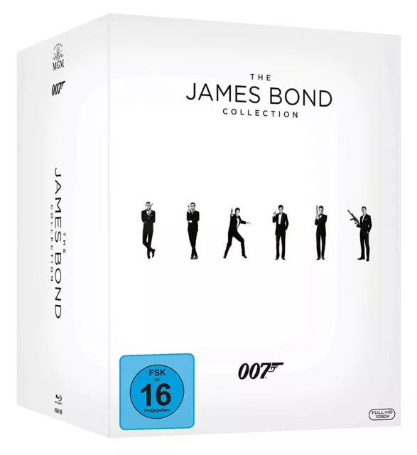 The James Bond 007 Collection 23 Film Collection Blu-Ray Box Set Deutsch