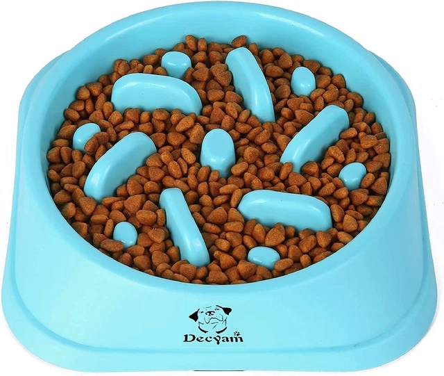 Ciotola per Cani Anti Ingozzamento Resistente Ciotola per Alimentazione Lenta