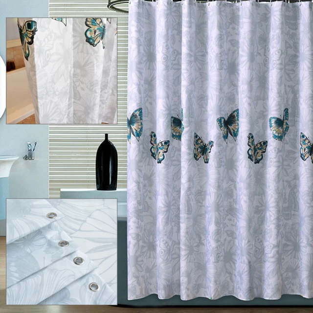 Impermeable Elegante Resistente Cortina de Baño Elegante Ducha Delineador