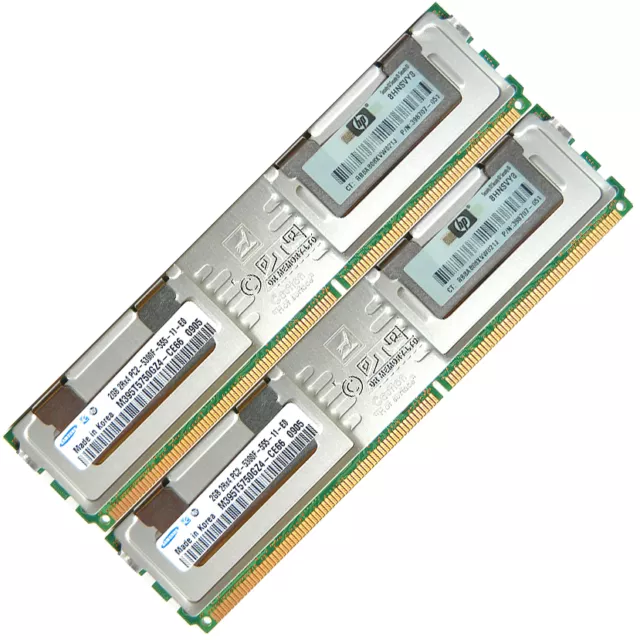 4GB (2x2GB) ECC Memory Ram Upgrade for HP Workstation XW8400 & XW8600 ONLY