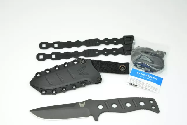 Benchmade 375BK Adamas Fixed Blade 4.20" D2 Sheath Paracord Tactical (NO BOX)