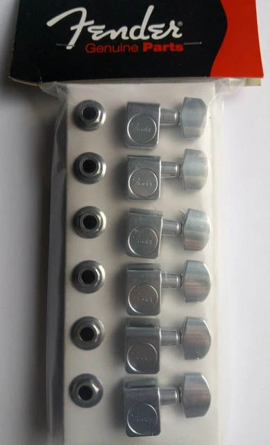 Fender American Standard Tuners STRAT / Tele Mécanique 6 IN Line Chrôme