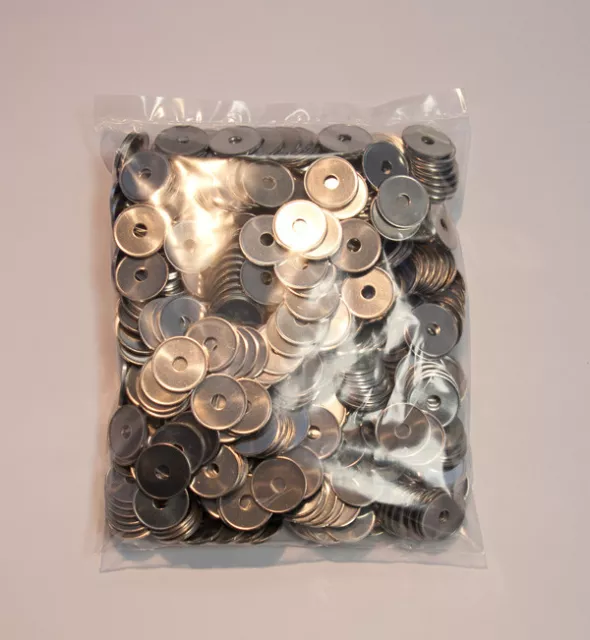 Alumünzen, 23,25x1,5mm, gelocht, 1.000 Stück, Wertmarke, Einkaufswagenchip