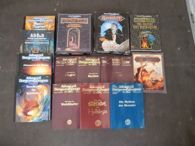 AD&D Regelwerke Konvolut