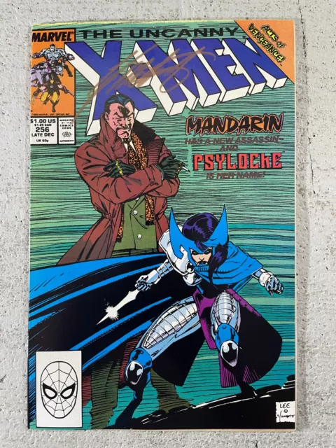 Uncanny X-Men #256  (1989)  1st App. New Psylocke - Signed by Chris Claremont