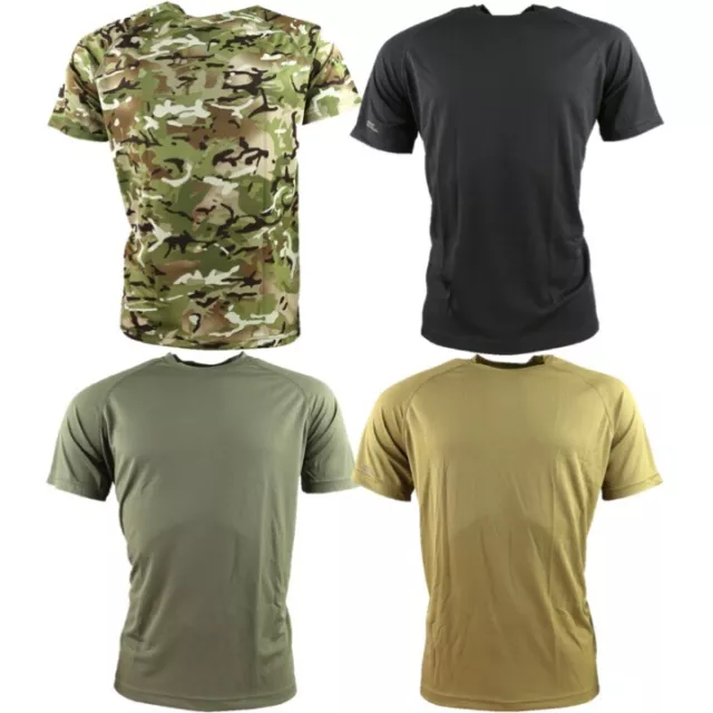 ARMY Wicking Mesh T-Shirt MENS S-3XL STRETCH FIT TOP CAMO GYM TOP