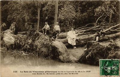 Ak 12e CPA paris the Bois de vincennes picturesque after the cyclone (672551)