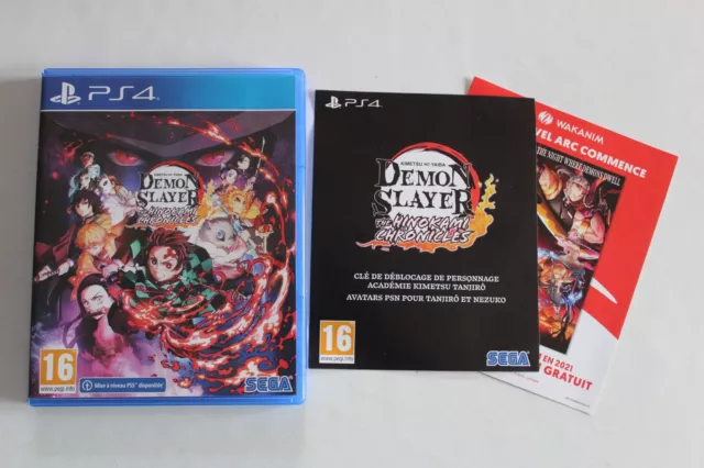 PS4 (PAL FR) - Demon Slayer : Kimetsu no Yaiba - The Hinokami Chronicles .