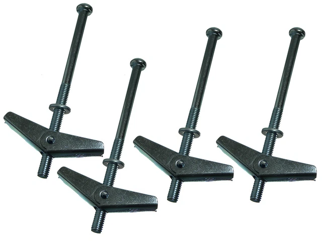 Ancrages à Bascule à Ressort M5x100 - Pour Plaques De Plâtre, Cavités - Zinc