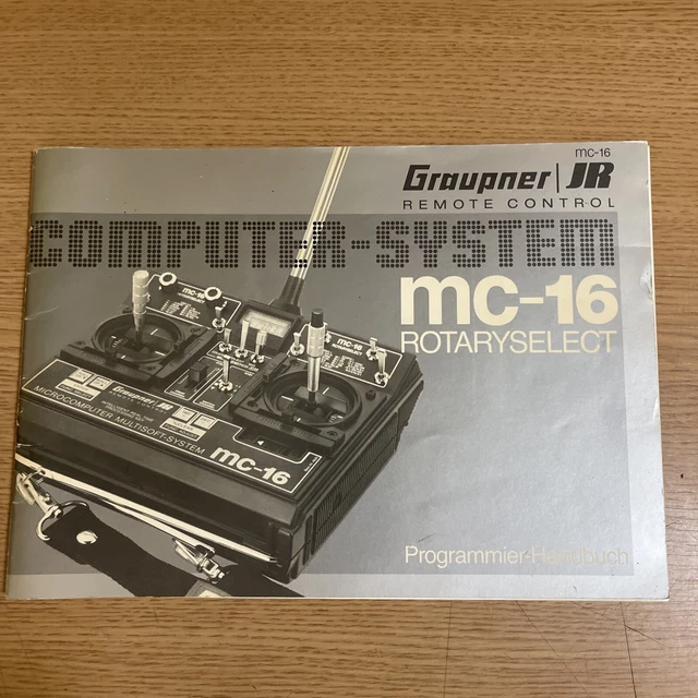 Radio Commande Graupner MC 16/20 Pour Modélisme – Occasion, Avec 3 Récepteurs