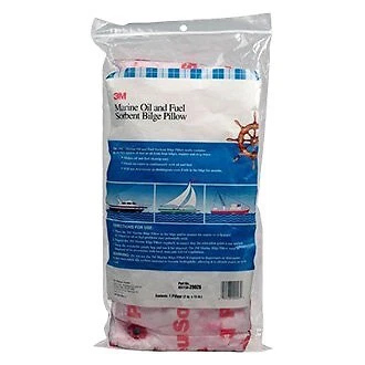 3M 1.25' x 7" White Marine Oil/Fuel Absorbent Bilge Pillow
