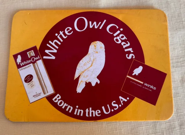 White Owl Cigars Promotional Shop Mat Sign