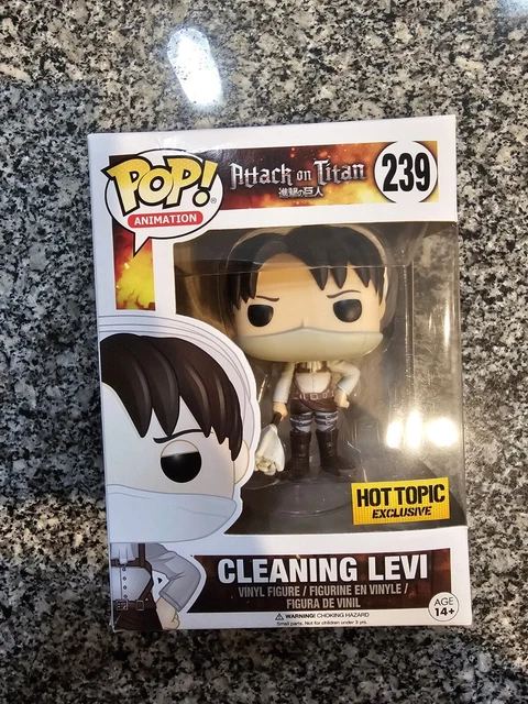 Attack on Titan Anime Funko POP - Captain Levi #1315 AAA Ex. w/ POP  Protector