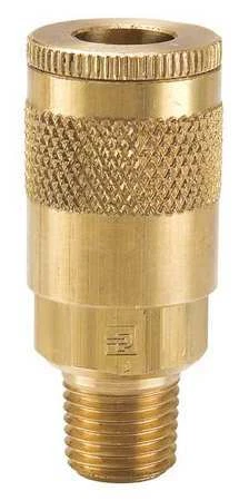 Parker B14 Coupler Body,Brass,Mnpt,3/8 In. Pipe