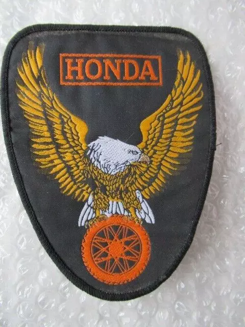 Vintage Honda motorcycle wings patch, 1980's